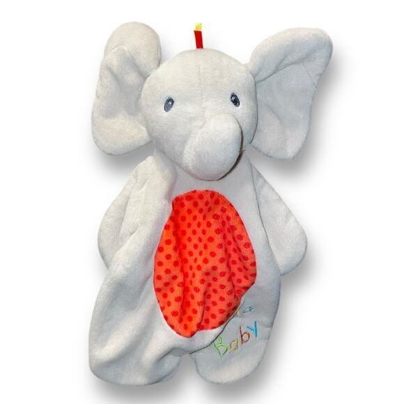Gund Baby Lovey Elephant Plush Flappy Activity Hello Security Blanket Nursery - Picture 9 of 10
